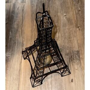 EIFFEL TOWER CANDLE HOLDER - 15 1/2" HIGH - METAL Great Condition